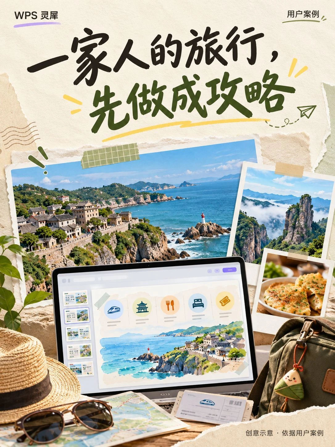 出游不用愁，一句话让WPS 灵犀搞定旅行攻略