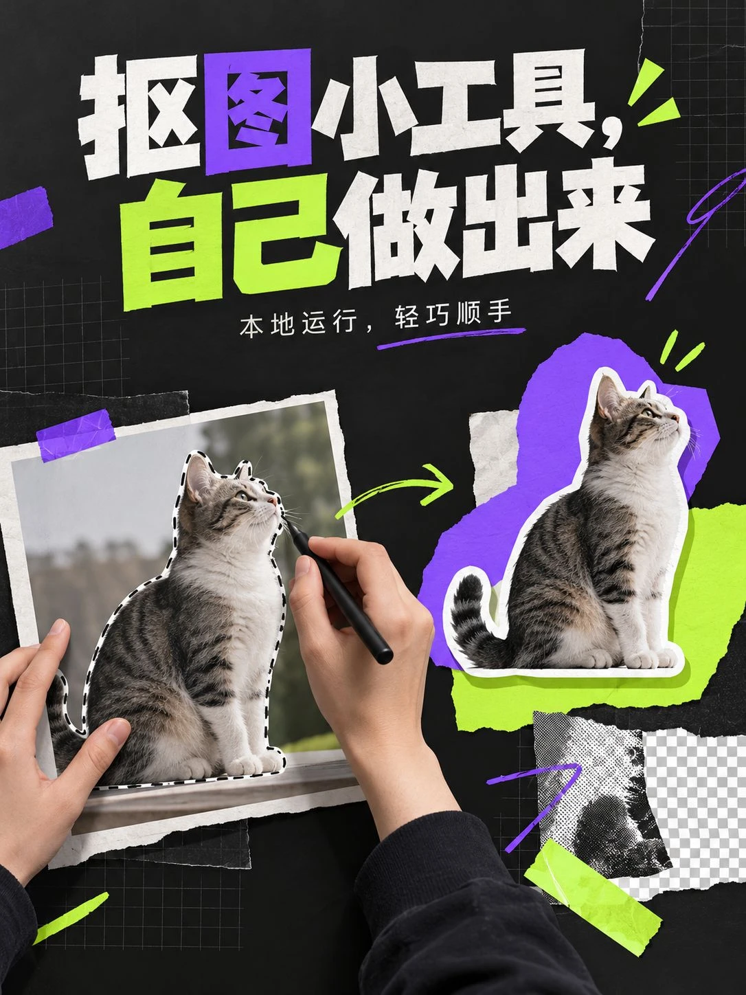 制作本地网页版设计师抠图小工具