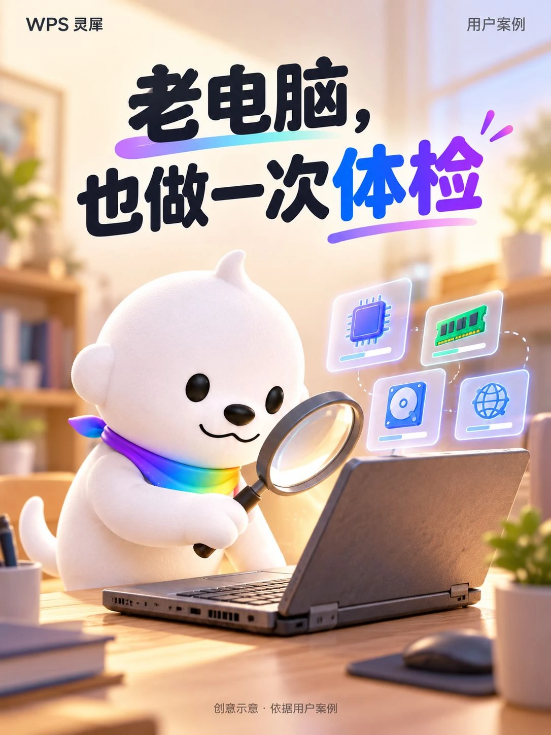 用WPS灵犀给老电脑做了一次体检