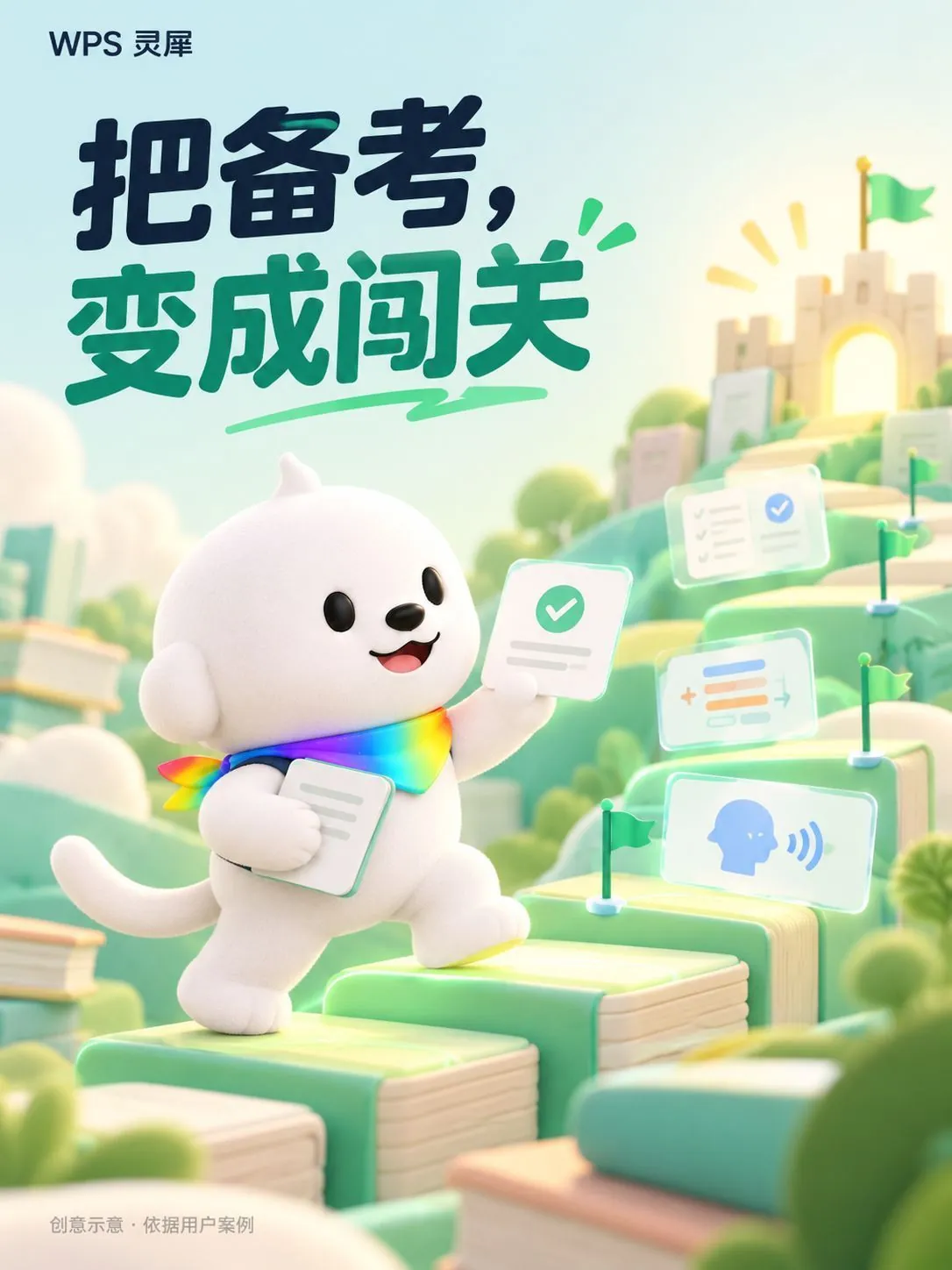 懒狗用灵犀给自己做了个备考刷题搭子
