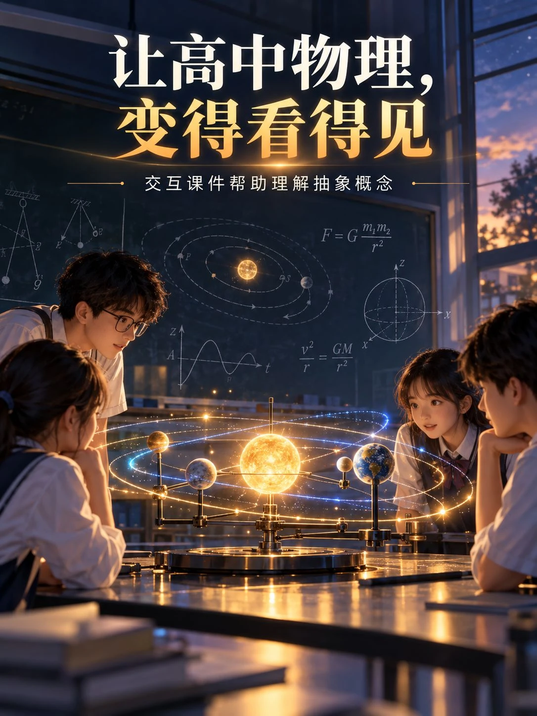 教师提效：让高中物理教学更直观！