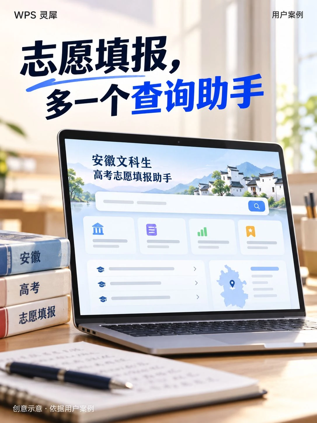 我用灵犀做了一个安徽文科生高考报名助手