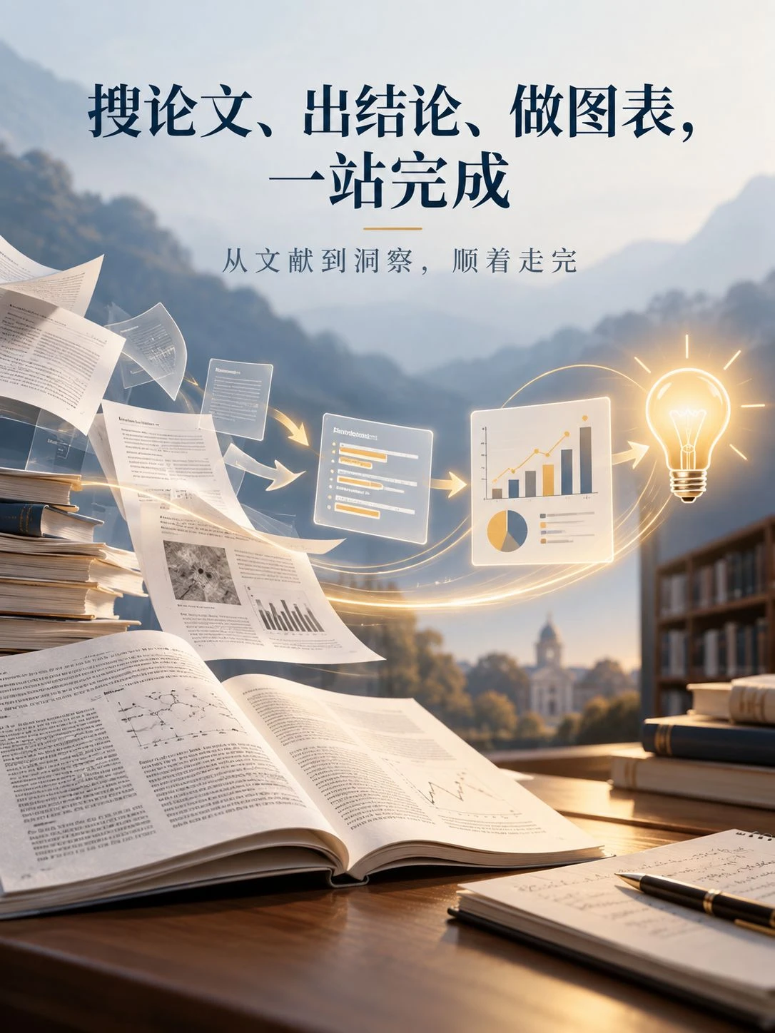 搜论文、出结论、做图表一站完成！