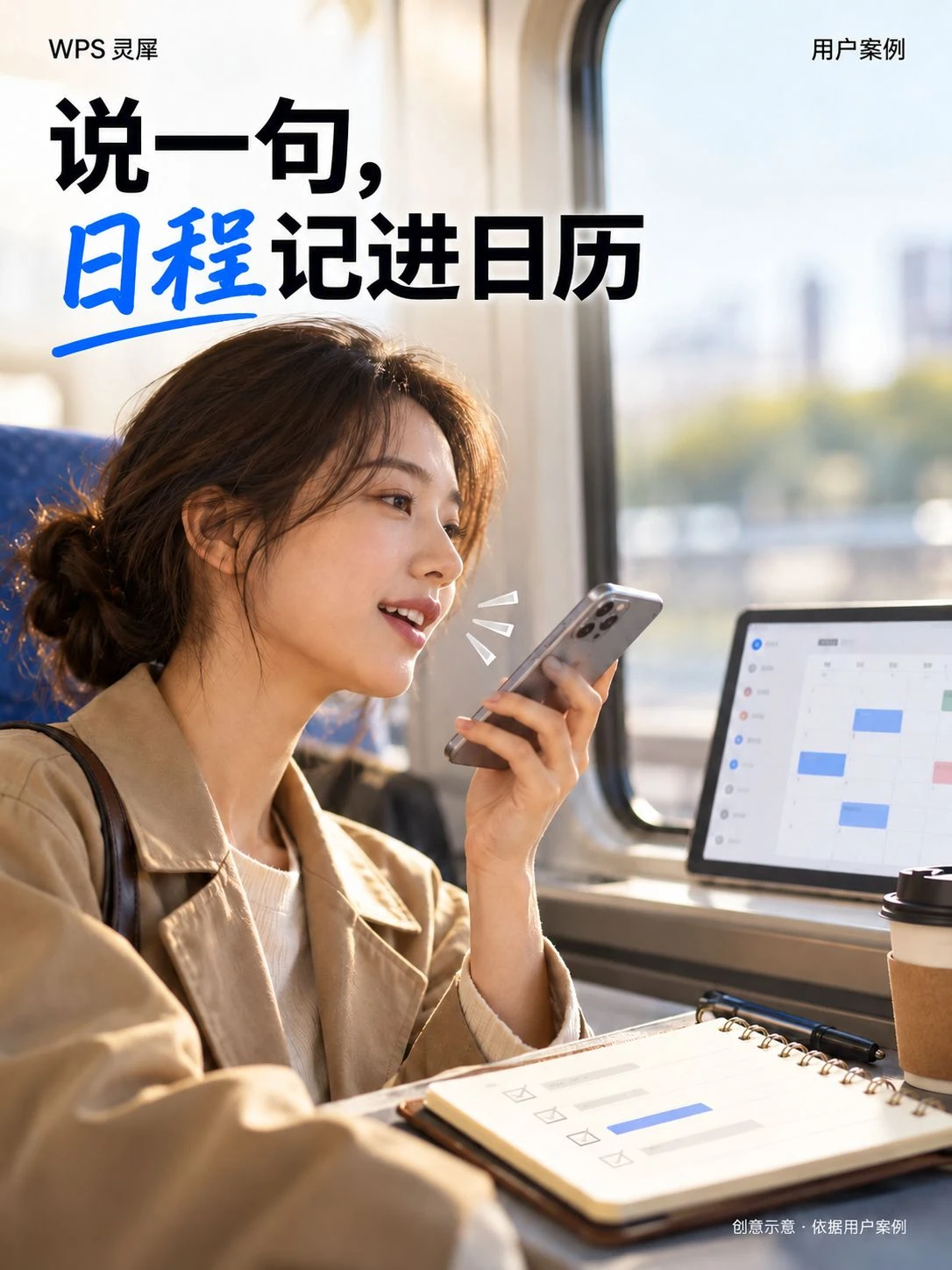 让灵犀帮我在WPS日历中记录日程