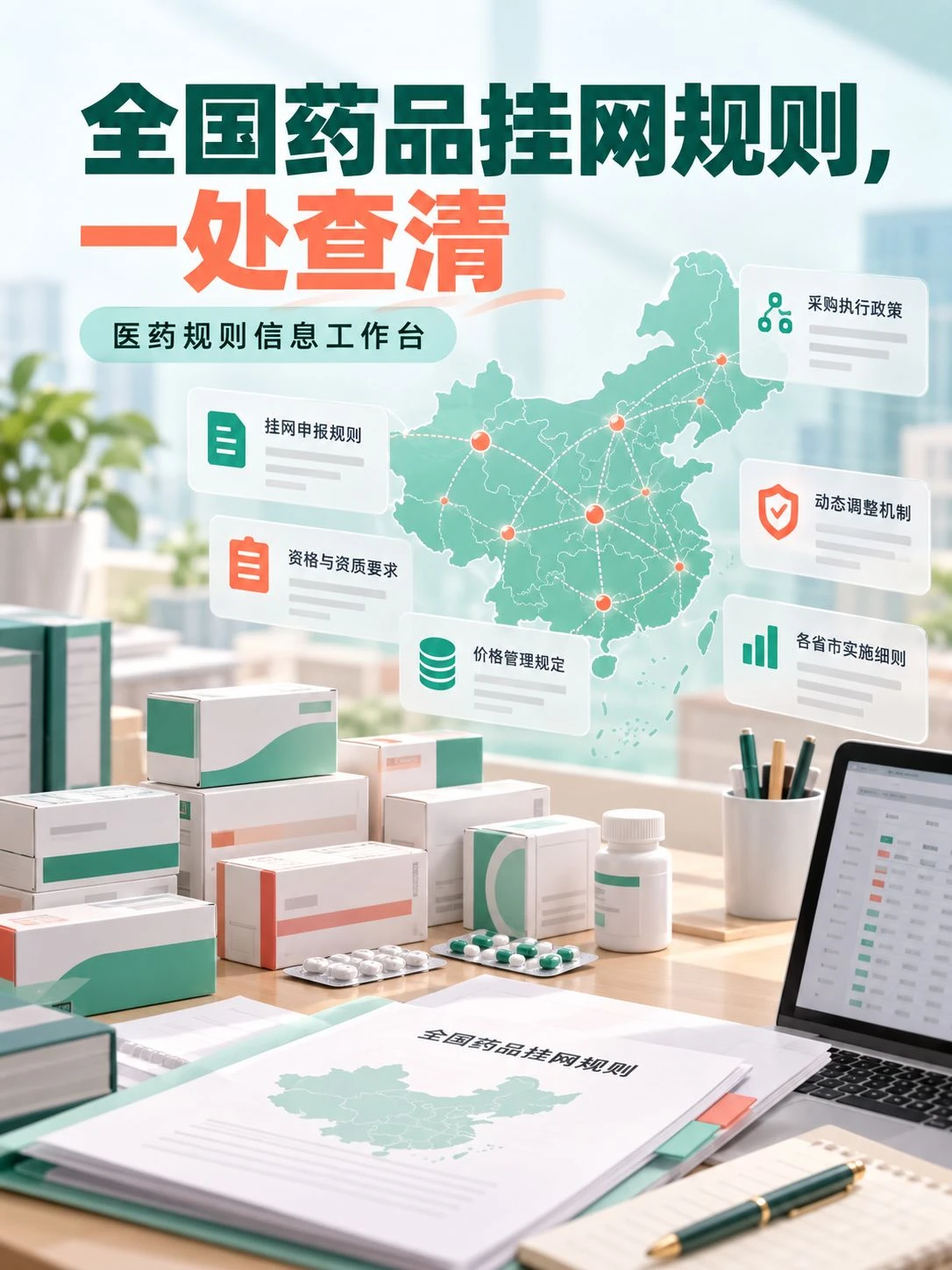 医药人速看｜AI搭建全国药品挂网规则工作台