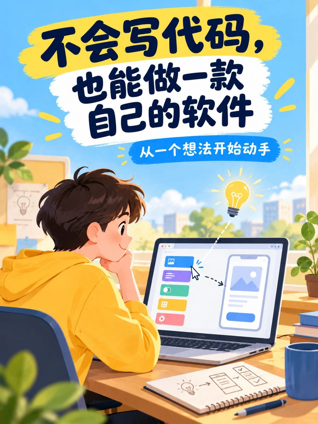 不会写代码，也能做一款自己的软件