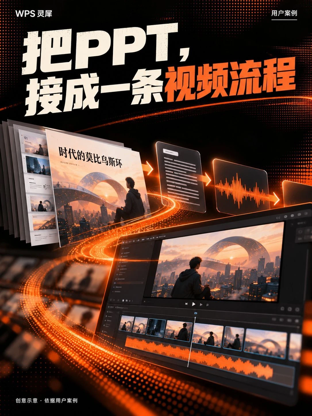 我让灵犀读完PPT后自己写文案、配音、剪视频，它真的做到了